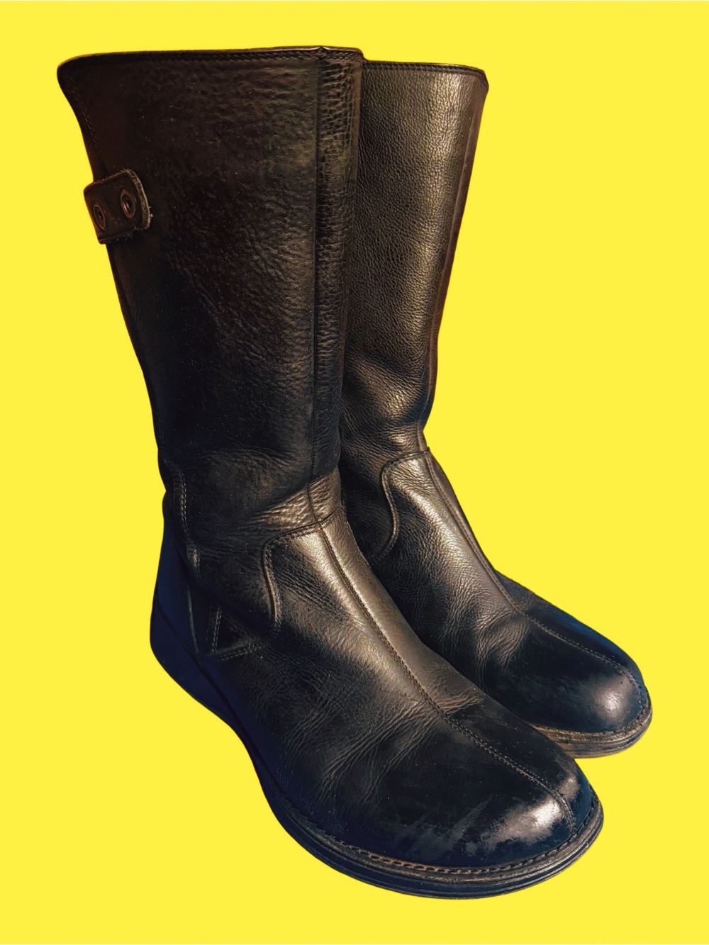 Merrell Black Leather Mid-Calf Boots
